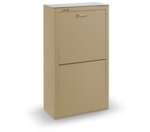 DON HIERRO - Cubo de basura y reciclaje lacado, 4 cubos gran capacidad, CUBEK-
