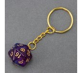 Galaxy D20 Dice Keychain Fashion Keyring Ornament Key Chain Pendant Men Kids Toys Gifts