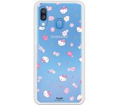 Funda original compatible con Samsung Galaxy A20E - Hello Kitty Patron Flower