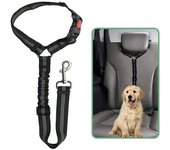 Cinturones de seguridad para perros para Automóviles | Arnés de coche ajustable para perros | Cinturón de seguridad para perros con reposacabezas | Arnés de cinturón de seguridad elástico para perros | Cinturones DE SEGURIDAD fuertes para perros