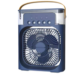 Ventilador de aire acondicionado portátil, miniventilador de Aire evaporativo, con Luces Led de 7 Colores, temporizador DE 1/2/3 horas, 3 velocidades de viento.