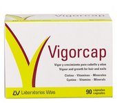 Laboratorios Vinas Viñas Vigorcap 90 Cápsulas para Fortalecimiento Capilar y de Uñas