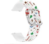 For Redmi Watch 5 Active Christmas Silicone Strap For Redmi Watch 5 Lite Bracelet 22mm Watchband For Amazfit Bip 5 GTR GTS 2 3 4