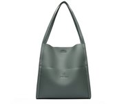 Bolso de hombro de lujo de alta calidad, bolso de mano sencillo de color sólido, bolso de compras, bolso de mujer, bolso de gran capacidad