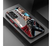 Matte Case For Samsung A52 A53 A12 A13 A14 A21s A22 A24 4G A32 A34 A54 A53 A70 A72 A73 5G Phone Cover Marvel Spider Man