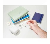 Impresora de etiquetas Mini Impresora De Etiquetas   inalámbrico para iOS Y Android para El Hogar, La Oficina Y La PequeñA Empresa (Blanco)