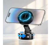 Vacuum Magnetic Suction Car Phone Holder Reusable For Apple iPhone 16 15 14 Pro Max Galaxy S24 S25 Ultra Pixel Huawei Xiaomi