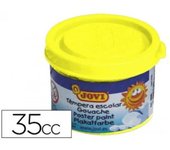ESTUCHE TÉMPERA ESCOLAR 5 BOTES 35 ML - AMARILLO JOVI 50302
