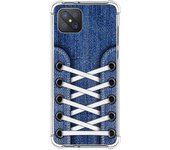 Tumundosmartphone Funda Silicona Antigolpes para Oppo Reno 4Z 5G diseño Zapatillas 01 Dibujos