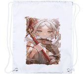4 MOCHILAS DE CUERDAS sousou no frieren serie anime fanart maga elfa playa piscina picnic excursion personalizada