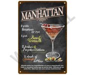 Metal Sign Vintage Tin Signs Retro Decorations Gin & Tonic Cocktail Plate Decorative Poster Plaque Bar Kitchen Home Wall Decor