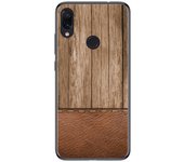 Tumundosmartphone Funda Gel Tpu para Xiaomi Redmi Note 7 diseño Madera 09 Dibujos