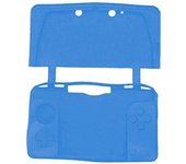 IMATICA LOS PALACIOS Funda de Silicona Suave para Nintendo 3DS - Protección de Goma Azul