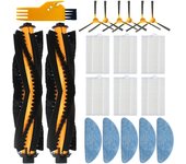Roller Brush Side Brush Primary HEPA Filters Mops Set For Proscenic 800T 820S 820T 830T Filter Robot Vacuum Cleaner Parts