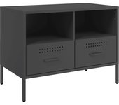 Mueble TV combinadoMueble para TV acero negro 68x39x50,5 cm