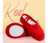 Girls' Drawstring Ballet Shoes Kids Soft Soled Dance Flats Adult Perfessional Dance Shoes Wear Resistant Non-slip Ballerina Shoe
