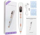 Laser Plasma Pluma Para Eliminador De Verrugas Puntos Negros Papilomas Acné Cuidado Estético Herramienta De Quema De Tatuajes USB Recargable