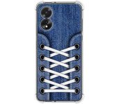 Tumundosmartphone Funda Silicona Antigolpes para Oppo A18 diseño Zapatillas 01 Dibujos