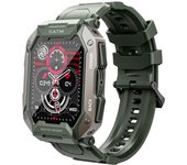 Reloj inteligente para exteriores con llamadas Bluetooth, modo multideportivo, podómetro, frecuencia cardíaca, oxígeno en sangre