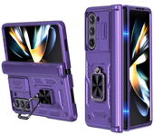 360° Magnetic Ring Stand Kickstand for Samsung Galaxy Z Fold 6 5 5G Heavy Duty Armor Hinge Protection Cover