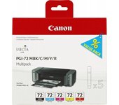Canon Paquete De 5 Cartuchos De Impresora Pgi-72 Originales