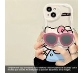 C-Crayon S-ShinChan Glasses Holder Case for iPhone 16 15 14 11 Pro Max 13 12 XR XS X 8 7 6 6S Plus SE 2020 Silicone Back Cover