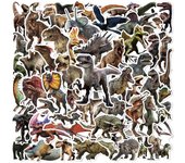 10/30/50pcs Dinosaurs Age Sticker Aesthetic PVC Children's Korean Stationery School Supplies Decoration Scrapbooking for Kids