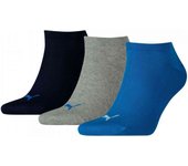 Calcetines Puma Pack 3 para hombre en color azul