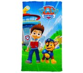 SUN & SURF Toalla de playa Infantil PATRULLA CANINA Licencia Original PAW PATROL, Microfibra Rizo, Suave y Absorbente, Ideal para Piscina, Playa o Campo