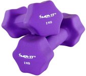 MOVIT® Juego de mancuernas de neopreno ideales para aeróbic o fitness