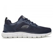Deportivo Tela Hombre Skechers 232698 Azul Marino