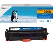 G&g hp cc531a/ce411a/cf381a cyan cartucho de toner generico - reemplaza 304a/305a/312a