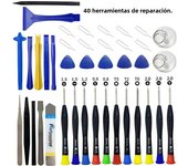 40 in 1 Mobile Phone Repair Tools Disassemble Repair Set for iPhone Screwdriver Combination Skid Multi Function Disassembly Kit