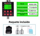 Professional Electronic Torque Ratchet Wrench High Precision Digital Torque Meter 0.1-340 N.m Adjustable Torque Meter Adapter