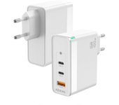 Cargador Gan de Pared Aisens ASCH-100W3P008-W/ 2xUSB Tipo-C/ 1x USB/ 100W