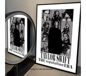 1PC Singer T-Taylor Swift Poster Self-adhesive Art Waterproof Paper Sticker Coffee House Bar Room Wall Decor