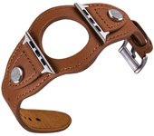 Cuff Bracelet For Apple watch band 44mm 40mm 42mm 38mm 49mm Leather bracelet iWatch series 6 se 3 7 Ultra 2 8 9 45mm 41mm strap