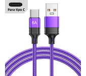 6A 66W Fast Charging Cable USB Type C Cable Fast Charger Cable for Huawei P50 Pro Mate 40 Quick Charge Data Cable 0.5M/1M/2M