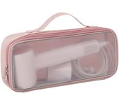 Estuche de transporte, estuche de viaje, bolsa de almacenamiento, estuche protector, bolsa de viaje para secador de pelo Dyson Supersonic y boquillas (solo bolsa vacía) (rosa)