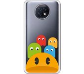 Funda compatible con Xiaomi Redmi Note 9T 5G - Comecocos y Fantasmas de Frente