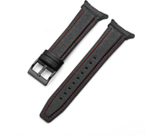 Leather Silicone Hybrid strap for Samsung Galaxy Watch 7 Ultra Smartwatch Band for Galaxy Watch Ultra 47mm Bracelet Belt strap