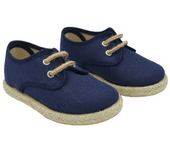 Nakloe Alpargatas Nino Espartenas de O Natural, with rope buckle Jute rubber sole - Made in Spain