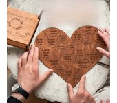 Valentines Day Gift for him 20 Reasons Why I Love You Puzzle | Engraved Love Gift for Her & Him | Why I Love You Mom Wooden Box