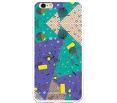 Funda compatible con iPhone 6 Plus - 6S Plus - Geometría Abstracta fondo Azul