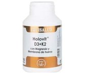 Holovit D3+K2 Con Magnesio Y Membrana De Huevo 180Caps