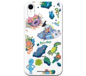 Funda original compatible con iPhone XR con un diseño de Rick y Morty Ricktanical
