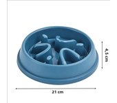 Pet Supplies Dogs and Cats Slow Food Bowl Puzzle Non-Choking Non-Slip Slow Feeder Thickened Plastic Plate Bowl Pet Feeding Bowl