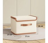 770g Dustproof Storage Box with Lid Large Capacity Foldable Clothes Storage Box Double Thickness Moisture-proof Storage Box
