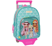 Mochila con Carro Rainbow High "Paradise" 28X34X10Cm (Safta 612383020)