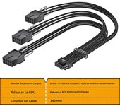 TEUCER PCI-e 5.0 GPU Cable 12+4Pin 12VHPWR ATX3.0 Modular Power Supply Cable 16AWG Cable for GeForce RTX 3090Ti 4070Ti 4080 4090